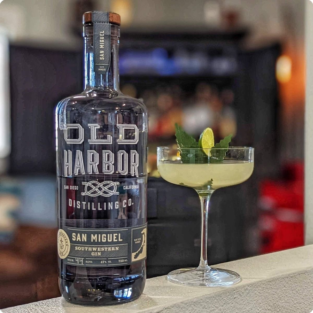 Burning Harbor cocktail by Old Harbor Distilling